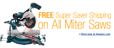 Get FREE SHIPPING on all Miter Saws at Amazon.com